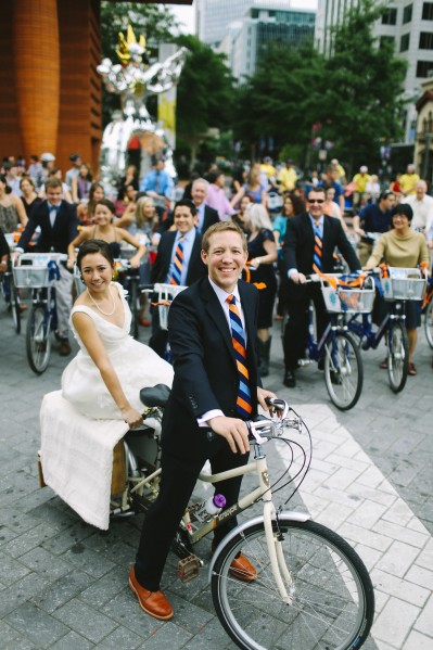we also had a bike parade at our wedding...maybe we are a bit extreme