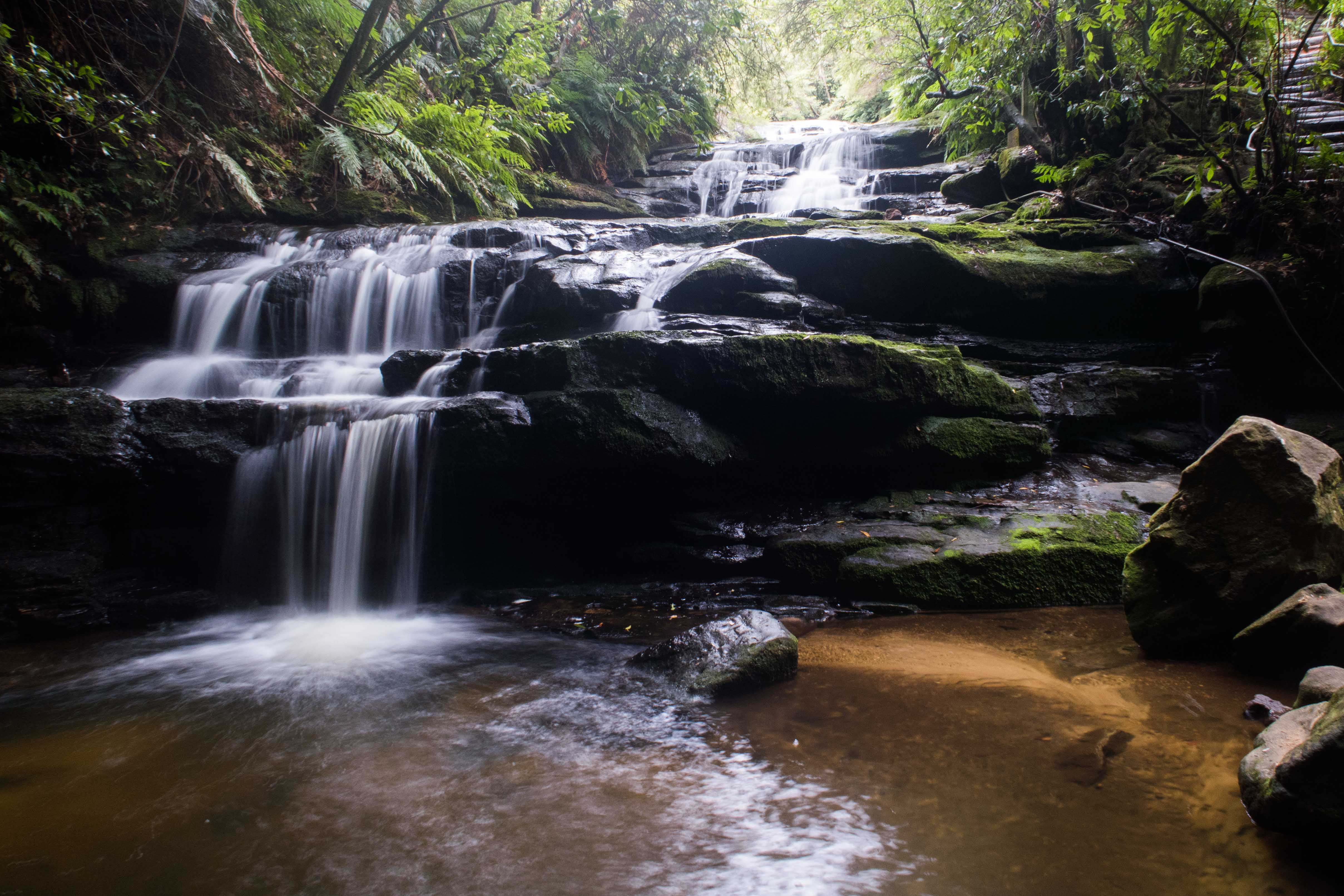 Long Exposure Waterfall - Leura Cascades