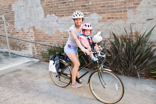 front mounted bike seat