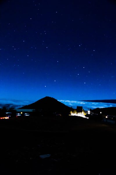 Stargazing at the observatory on Mauna Kea