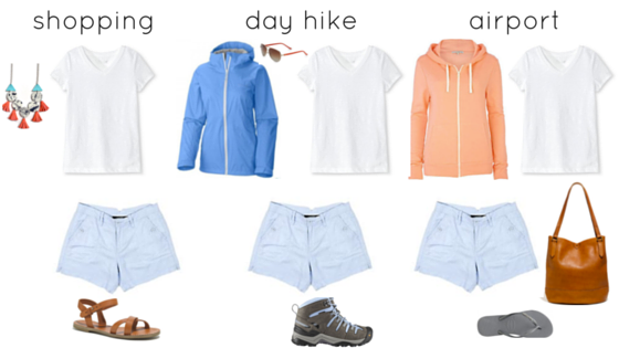 minimalist vacation wardrobe