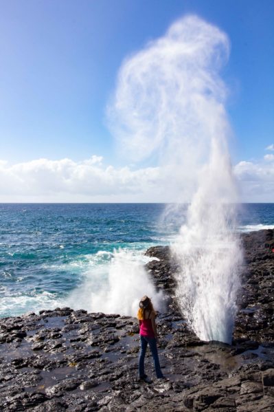 slow travel for families - little blowhole, kiama