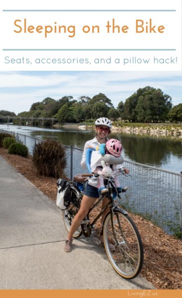 Want to protect your child's neck while they are sleeping on the bike? Read this post for the best seats, accessories, and a pillow hack!