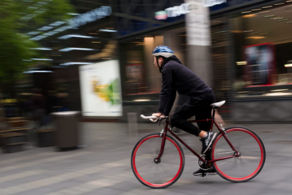 Panning Photography - Cyclist