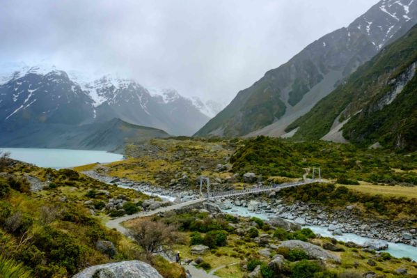 New Zealand South Island Itinerary - Hooker Valley Bridge