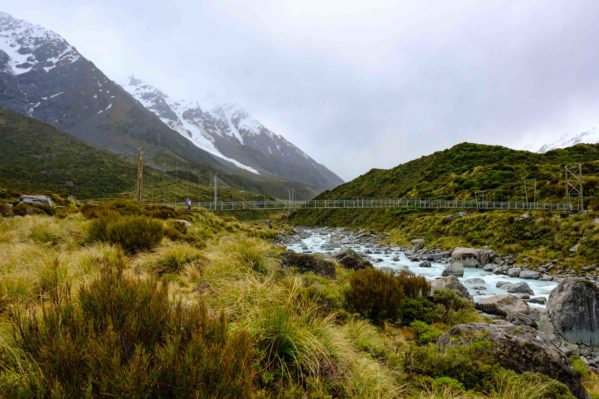 New Zealand South Island Itinerary - Hooker Valley Bridge 2