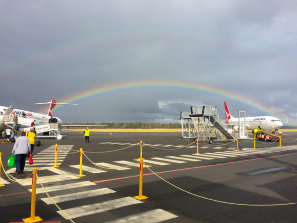 Visiting Tasmania with kids - Rainbow Runway