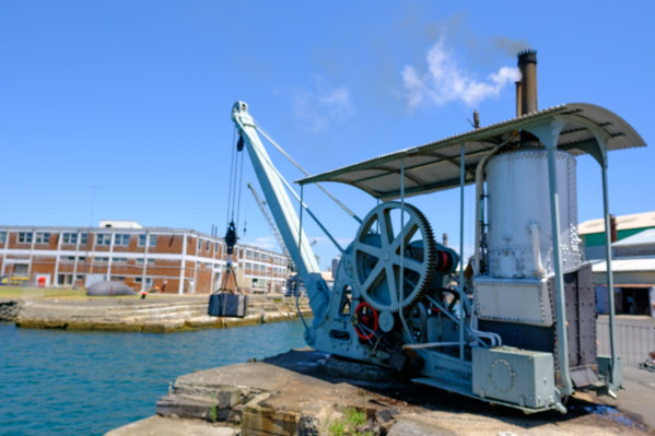 things to do on cockatoo island - Steam Crane Lift